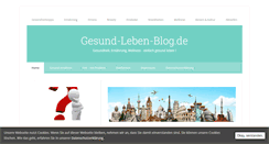 Desktop Screenshot of gesund-leben-blog.de