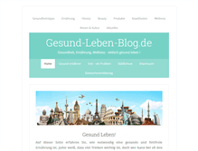 Tablet Screenshot of gesund-leben-blog.de